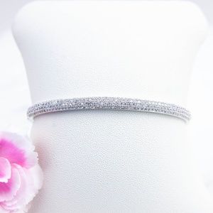Cubic Zirconia Bangle Bracelet